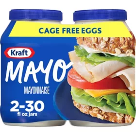 Kraft Real Mayo Mayonnaise 30 fl. oz. jars